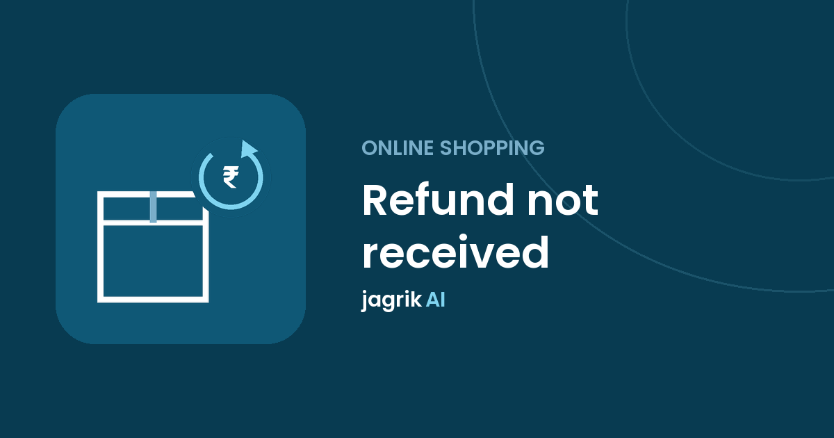 A phone showing a pending refund status next to a parcel and a receipt