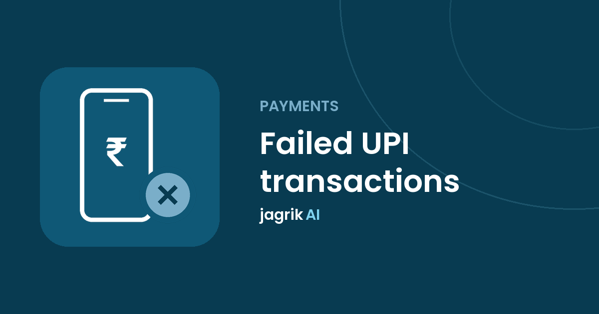 A phone showing a failed UPI payment screen next to a bank statement